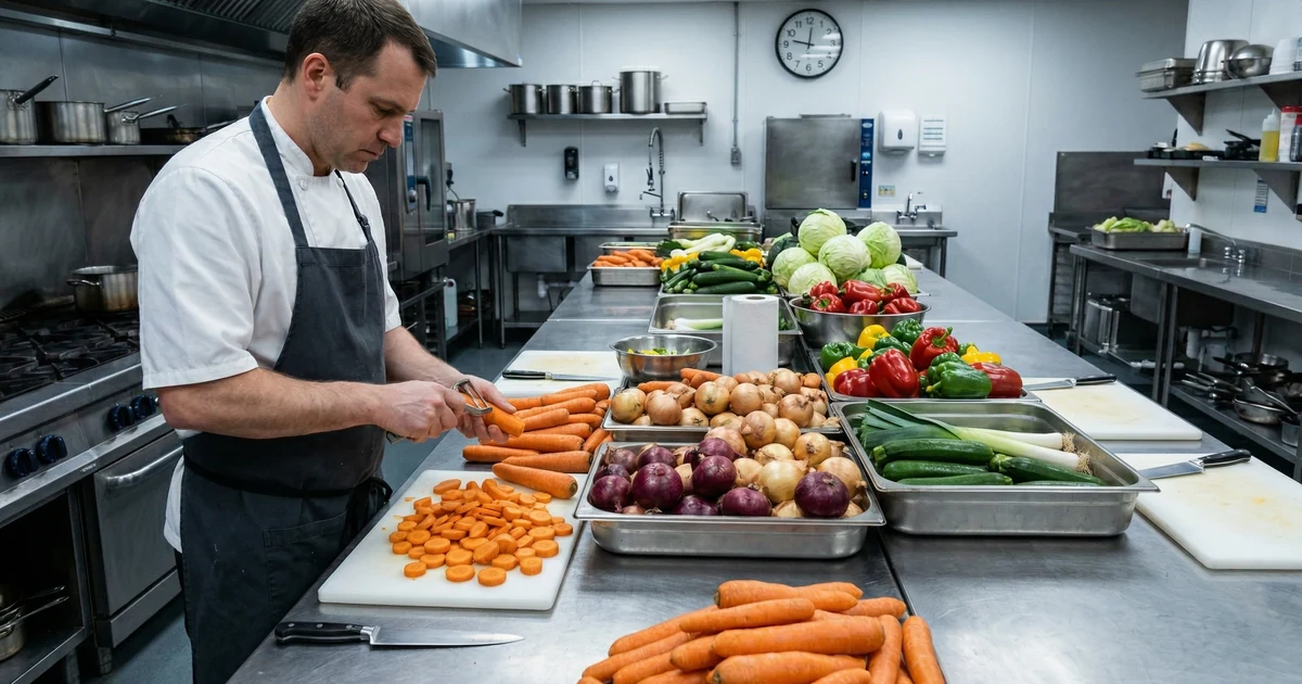O Custo Oculto do Preparo Manual: TCO e ROI da Industrialização do Mise en Place