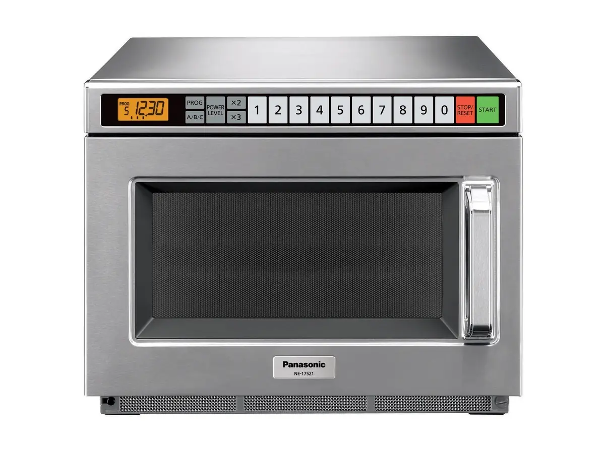 Panasonic NE-17521 — micro-ondas profissional 1700W duplo magnetron